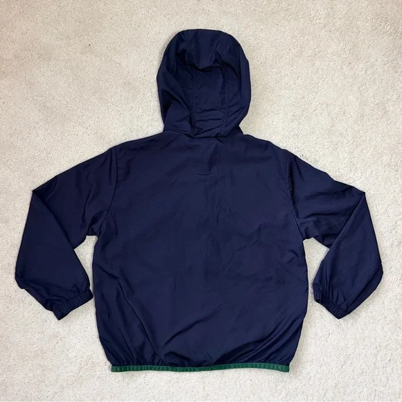 Lacoste Boys Navy and Green Hooded Jacket - Picture 9 of 9
